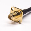 SMA Кабели Прямо женский 4 отверстия Flange для MCX Plug Мужской Угол с RG174