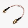 20 шт. SMA коаксиальный кабель прямой штекер к прямой переборке SMA женский кабель в сборе обжимной 30 см