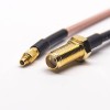 20 piezas Cable de extensión SMA recto hembra a MMCX Cable macho recto con RG316 1m