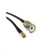 SMA Jumper Cable LMR200 Pigtail Low Loss Cable to UHF SO-239 Female 100CM