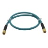 SMA Male to Male 6GHZ Low VSWR RG223 Flexible Cable Assembly 2m