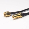 SMA macho a SMA cable de extensión hembra conector de 180 grados para cable RG174