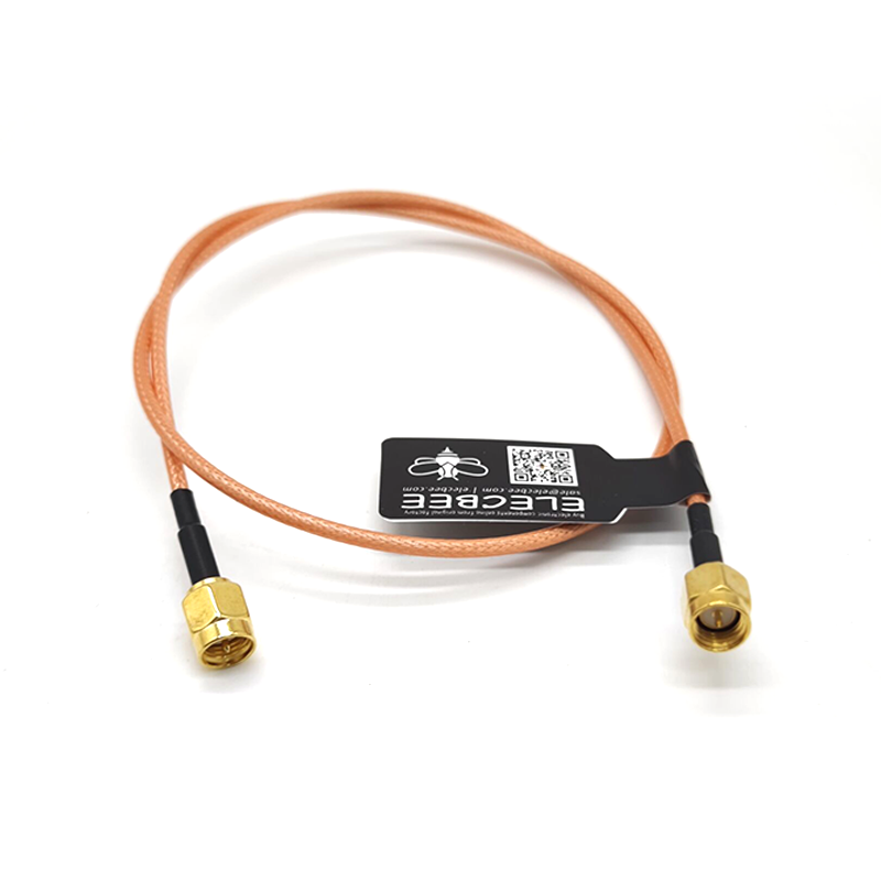 SMA Enchufe de Cable Recto Coaxial para Brown RG316 con Conector SMA RG178 50cm