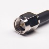 SMA Straight Plug to MCX Right Angled Male RF Coaxial Cable with RG316