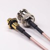 30pcs SMA to BNC Cable Assemblies BNC Straight Male to SMA Rea Blukhead Waterproof for RG316 Cable 10cm