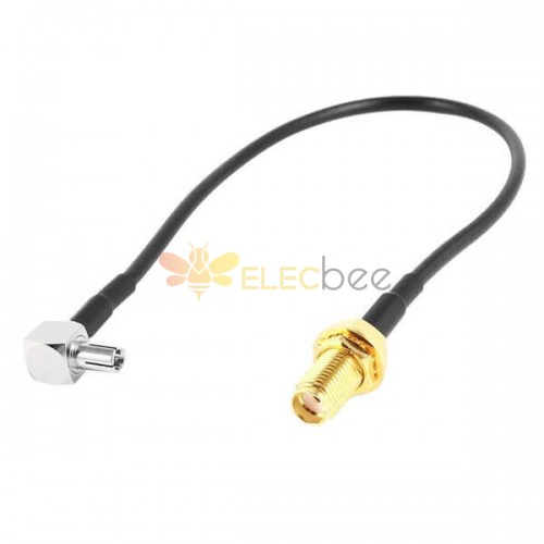 SMA a TS9 Cable Conjunto RG174 Cable Coaxial de Cola de Cerdo para Antena 15CM