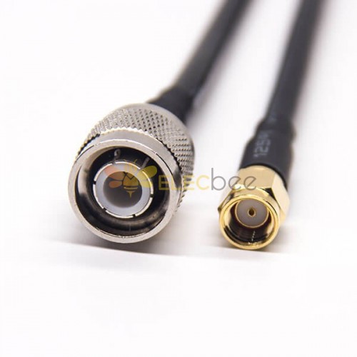 TNC Connector Male Plug Straight to SMA Male RP Straight with RG223 RG58 RG223 1m
