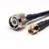 TNC Connector Male Plug Straight to SMA Male RP Straight with RG223 RG58 RG223 1m