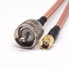 UHF Coaxial Cable Connectors Male Straight Solder Cup to RP SMA Male Straight RG142 Cable 10cm