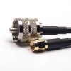 20 piezas conector UHF macho recto a SMA recto RP macho Cable Coaxial con RG223 RG58 RG223 10cm