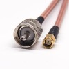 UHF para SMA Cable Masculino para Masculino RG142 Montagem de cabo 10cm