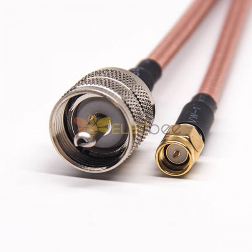 20 piezas UHF a SMA Cable macho a macho RG142 conjunto de cables
