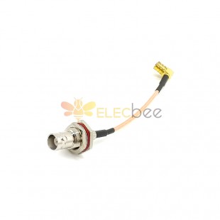 Bnc cabos e conectores femininos em linha reta 50Ohm para SMB angled feminino com RG316