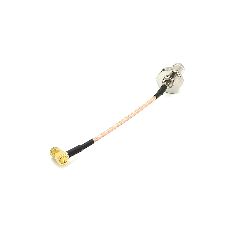 Bnc cabos e conectores femininos em linha reta 50Ohm para SMB angled feminino com RG316