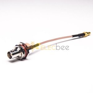 20pcs BNC to SMB Cable,BNC Straight Female Waterproof to SMB Straight Female Coaxial with RG316 10cm