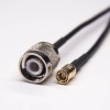 30pcs 10CM RF Coaxial Cable Assembly TNC Male Straight to SMB Male Straight RG174 Cable 10cm