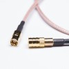 20pcs SMB Male Cable Coaxial Straight to SMB Solder with Brown Cable RG316