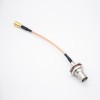 SMB para BNC Cable Assembly Masculino 180 Grau 50Ohm para feminino com RG316 10cm