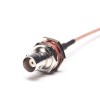 20pcs SMB to BNC Cable Assembly Male 180 Degree 50Ohm to Female with RG316 10cm