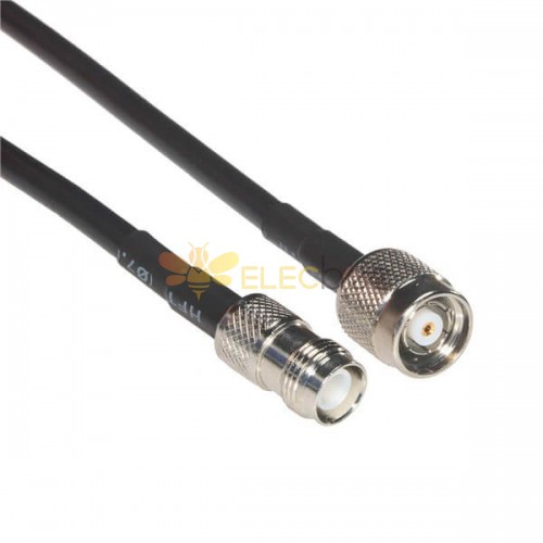 Conjuntos de Cables TNC RP-TNC Macho a Hembra Cable de Extensión Coaxial RG58 10CM