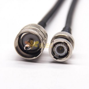 20 шт. BNC кабель мужской прямой к UHF прямой мужской RF коаксиальный кабель с RG223 RG58 RG223 1м
