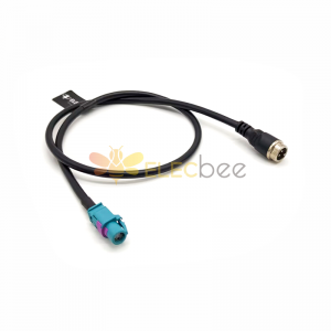 Extension Cable Straight HSD Z Type Female To GX12 Male 4 Pin Assembly Cable