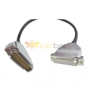 HDB 44Pin Male Straight to Female Straight Zinc Alloy cable 1M