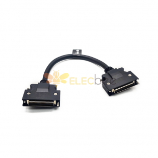 SCSI 50 Pin Cable HPCN Straight Male to Male Screw Lock for Cable 30CM