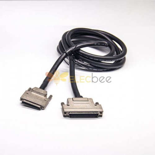 Scsi Pin Cable Hpcn Male To Vhdci Pin Male Latch Lock Straight Zinc Alloy Field Assembly