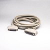 SCSI50 Pin Cable HPCN Masculino para HPCN 50 Pin Male Latch Lock Zinc Alloy Straight Over-molded Cable 2M