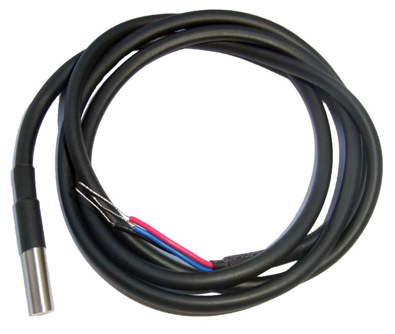 DS18B20 Stainless steel waterproof cable temperature sensor 1m