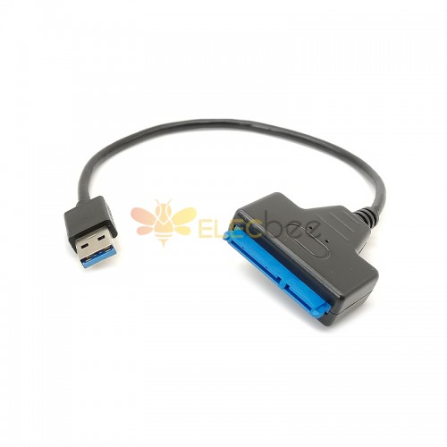 2,5 polegadas SATA Fêmea para USB 3.0 Tipo A Cabo Macho 0,1M