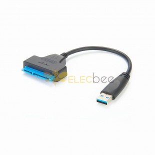 2,5 pouces SATA femelle vers USB 3.0 type A câble mâle 0,1 m