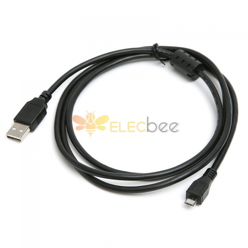 USB 2.0 Type A Male to Micro USB Male Date Extension Cable for Charging and Data Transfer 1.5m