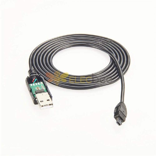 Ftdi Uniden Escáner Cable de programación USB USB RS232 a Mini USB 4Pin 2M