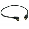 HDMI 2.0 Male to Male Cable 90 Degree 2 Feet Gold Plated High Speed HDMI 60Hz 4K 2K Cable