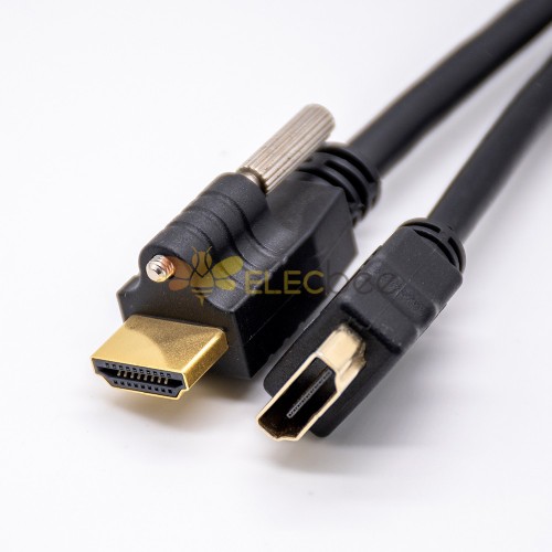 محول HDMI كابلات الذكور إلى الإناث مستقيم مع مسامير 1/3/5 متر 5m