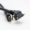 HDMI محول الكابلات ذكر إلى مستقيم إلى الزاوية اليمنى ذكر مع مسامير 1/3/5 متر 5m