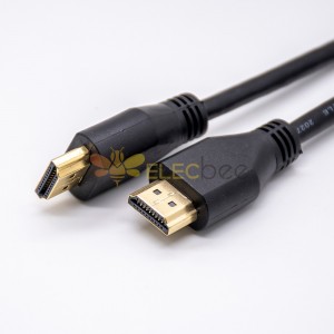 HDMI Stecker zu Male Straight Conversion Kabel mit einer Länge von 1 Meter