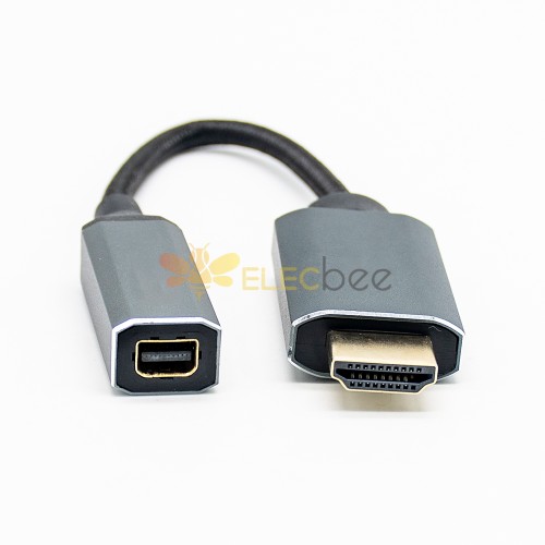 Adaptateur Mini DP vers HDMI 4K 2K, mini Displayport, convertisseur  Thunderbolt vers HDMI, câble rette plaqué or pour MacPle, moniteur,  budgétaire - AliExpress