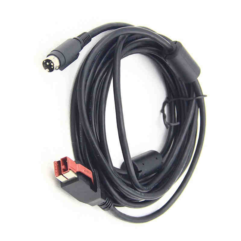 IBM Epson Printer Power Cable 24V POWERED USB to Self-Locking DIN 3P