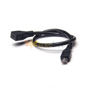 20 pz Micro USB Femmina a USB Maschio Cavo Micro USB 180 Gradi