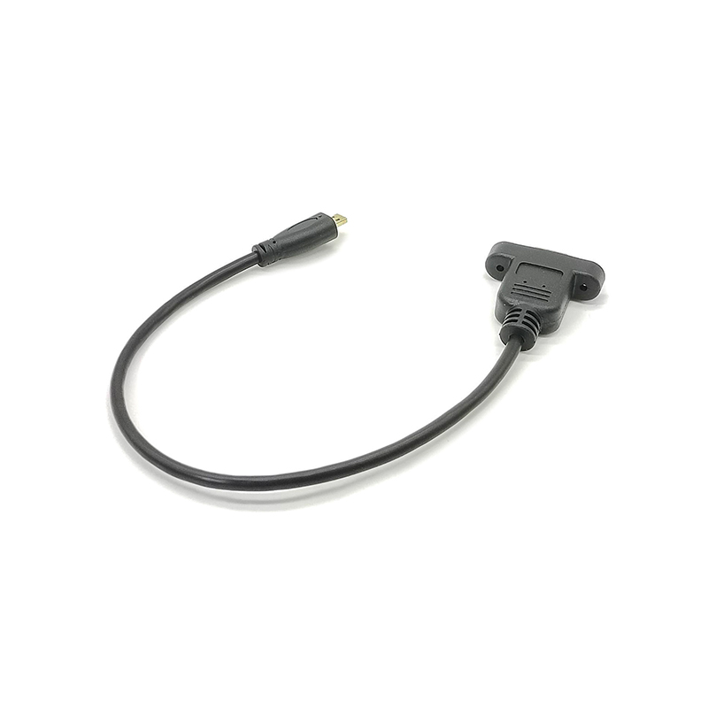 Cavo di prolunga per fotocamere digitali HDMI femmina a micro HDMI con montaggio a pannello 0,3 M