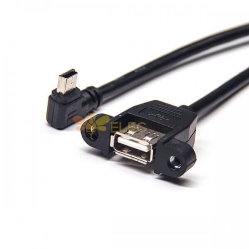 USB 3.0 OTG male micro-B > female A, 0,1m