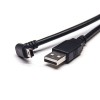 20 piezas Cable de extensión Mini USB de ángulo recto de 1M a tipo A Cable de carga macho