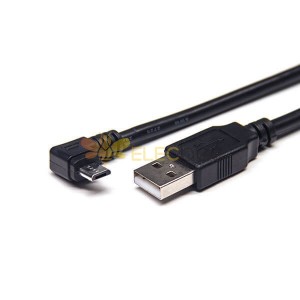 20pcs cavo di prolunga USB ad angolo retto 1M Mirco da USB a connettore di tipo A