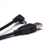 Cable micro USB de ángulo recto corto 1M a USB Un cable macho OTG