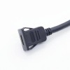 Geçmeli Panel Montajlı Dişi - Erkek HDMI 2.0 Kablosu, Ethernet Uzatma Kablosu 30CM ile