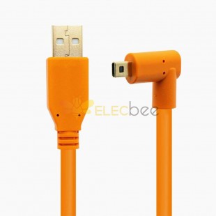 Câble de prise de vue attaché USB vers Mini 8 broches mâle 5M