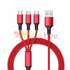 0.2m Cable De Datos De Carga Rápida Corto 2A USB A Tipo-C Micro 3.1 Para  IPhone 20cm Línea